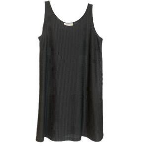 J Valdi Black Tank Beach Dress Cover Up